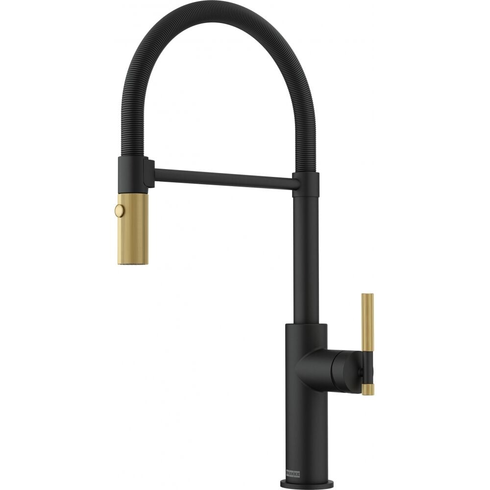 FRANKE MARIS STRIPES SEMI PRO MATT BLACK/GOLD ARMATÜR