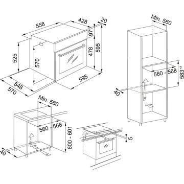 FRANKE LİNEAR FSL 86 H XS INOX FIRIN