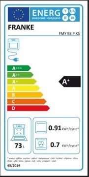 FRANKE MYTHOS FMY 98 P BK STAİNLESS STEEL BLACK-GLASS BLACK FIRIN