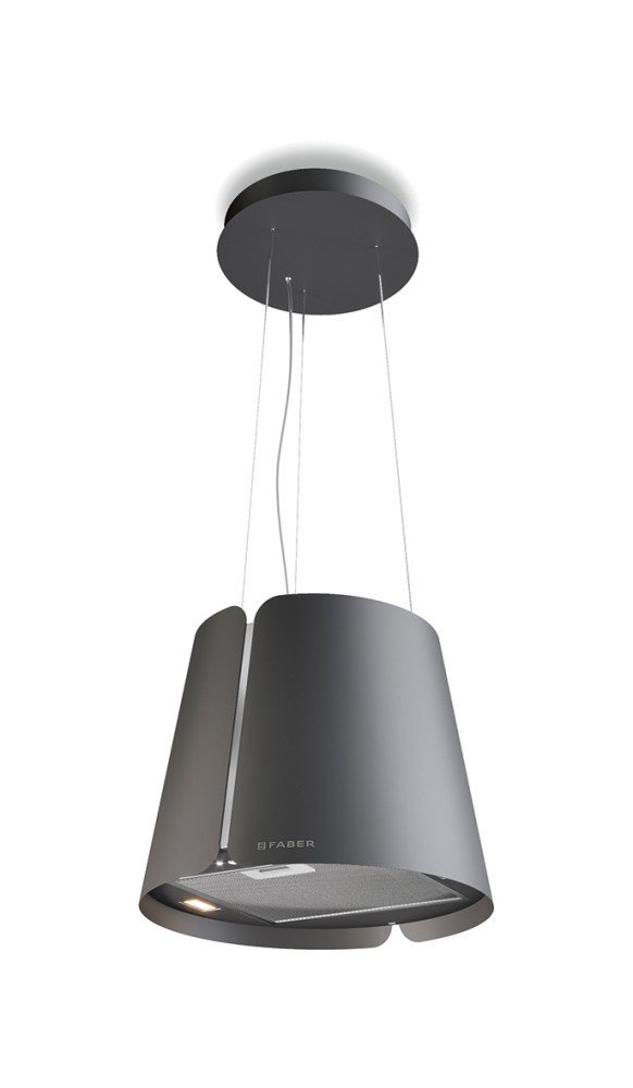 FRANKE FABER BEAT DG MATT F45 SMİLE ISLAND HOOD CM. 43 - MATTE DARK GRAY ADA DAVLUMBAZ