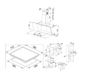 FRANKE FPJ 615 V BK A DAVLUMBAZ FRSM 604 C T BK ELEKTRİKLİ SİYAH CAM OCAK FSL 86 H BK FIRIN ANKASTRE SET