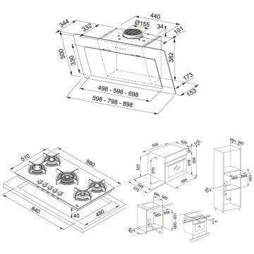 FRANKE FNO 905 BK BLACK GLASS MARİS NERO DAVLUMBAZ FHCR 905 4G TC HE BK C BLSCK GLASS MYTHOS OCAK FMA 86 H XS MARİS FIRIN ANKASTRE SET