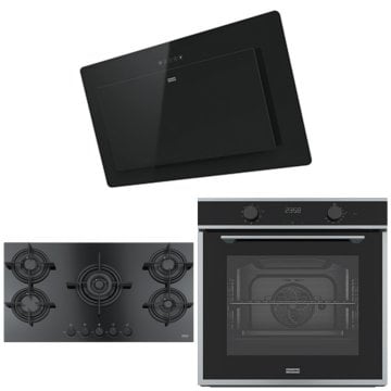 FRANKE FNO 905 BK BLACK GLASS MARİS NERO DAVLUMBAZ FHCR 905 4G TC HE BK C BLSCK GLASS MYTHOS OCAK FMA 86 H XS MARİS FIRIN ANKASTRE SET