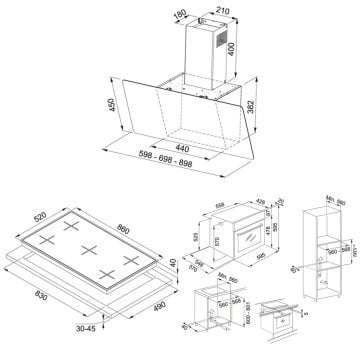 FRANKE FPJ 915 V WH/SS SMART DAVLUMBAZ FHNS 905 4G TC WH C BEYAZ SMART OCAK FMA 86 H WH BEYAZ FIRIN ANKASTRE SET