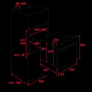 TEKA HLB 860 LB LONDON BRİCK ANKASTRE FIRIN 111000014