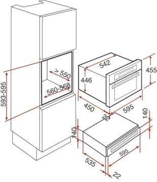 TEKA CP 15 GS INOX SİYAH CAM ISITMA ÇEKMECESİ 40589920