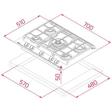 TEKA GZC 75330 XBC ST (E4) OCAK