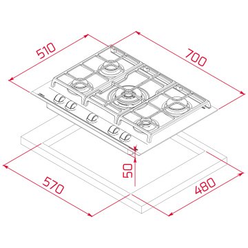 TEKA GZC 75330 XBN WH OCAK