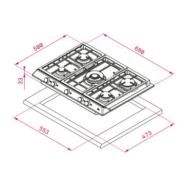 TEKA EX 70.1 5G AI AL DR  CI NTB (E4) OCAK