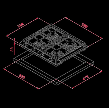 TEKA  EX 60.1 4G AI AL DR CI NTB (E4) OCAK
