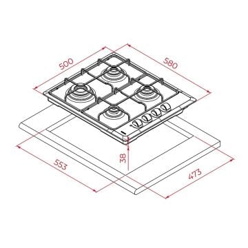 TEKA HLX 640 KBA0E IX (E5) OCAK
