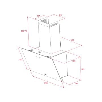 TEKA DVN 94030 TTC DUVAR TİPİ DAVLUMBAZ