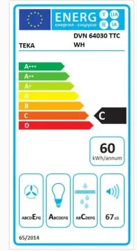 TEKA DVN 64030 TTC DUVAR TİPİ DAVLUMBAZ
