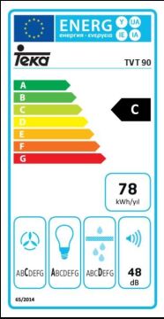 TEKA TVT 90 DUVAR TİPİ DAVLUMBAZ