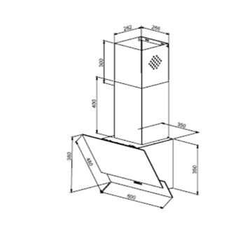 TEKA ATV 60.3 M BK DUVAR TİPİ DAVLUMBAZ