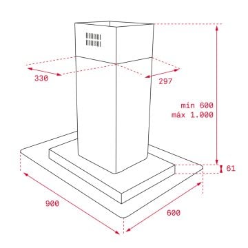 TEKA DG3 985 CAM KANATLI ADA DAVLUMBAZ