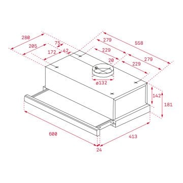 TEKA TL 6310 SÜRGÜLÜ ASPİRATÖR