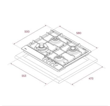 TEKA GSC 64320 RCB VN  COUNTRY  GAZLI OCAK