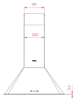 TEKA COUNTRY  DOS 60.2 VN DUVAR TİPİ DAVLUMBAZ