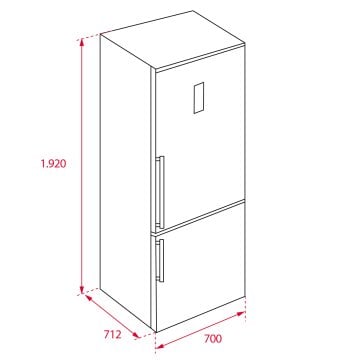 TEKA RBF 78725 SS EU  BUZDOLABI
