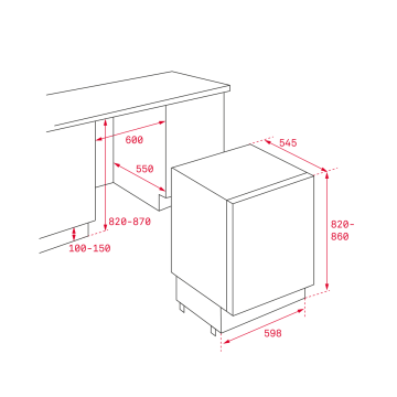 TEKA RSF 41160 BU EU ANKASTRE TEZGAH ALTI BUZDOLABI