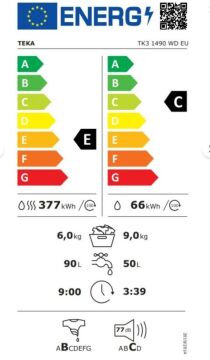 TEKA TK3 1490 WD SOLO KURUTMALI ÇAMAŞIR MAKİNESİ TK3 1490 WD