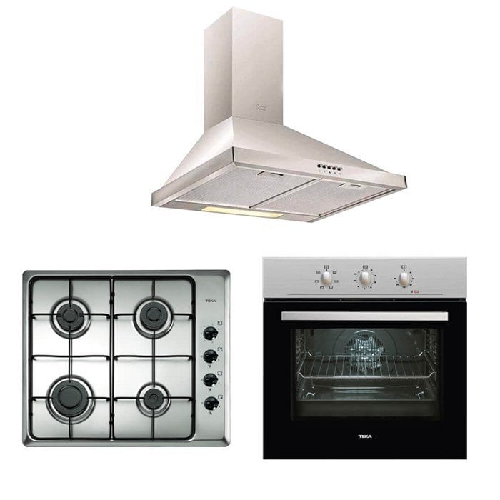 TEKA CHEF 1 ANKASTRE  DF 60 DAVLUMBAZ /  HE 715 SS FIRIN /  HLX 640 KBA0E IX (E5) OCAK