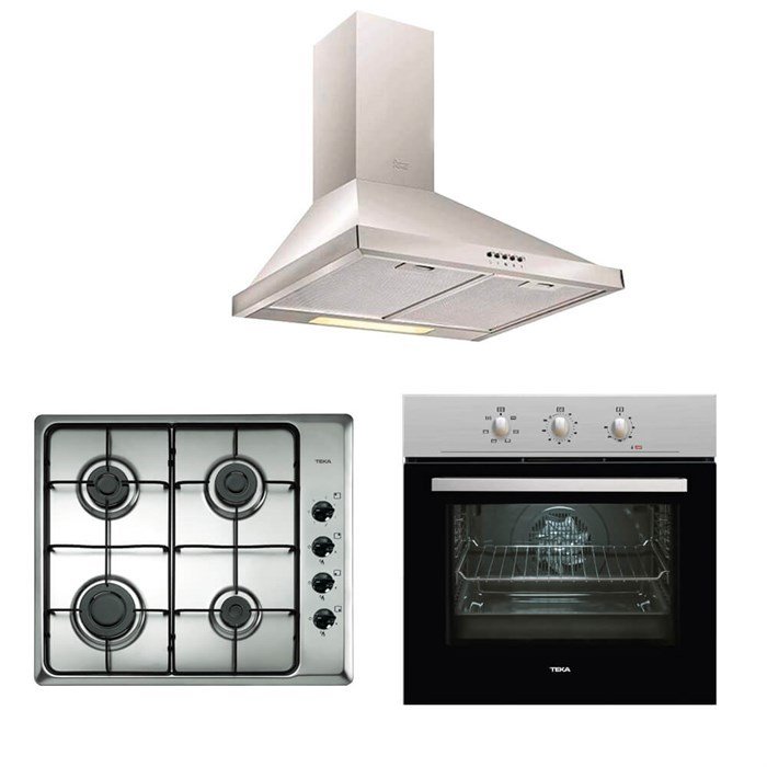TEKA CHEF 1 ANKASTRE  DF 60 DAVLUMBAZ /  HE 715 SS FIRIN /  HLX 640 KBA0E IX (E5) OCAK