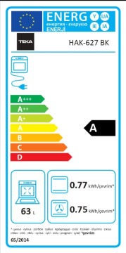 TEKA CHEF 9 ANKASTRE SET HAK 627 BK FIRIN /  TZ 6415 OCAK /  TVT 60.1 Siyah DAVLUMBAZ