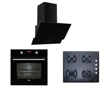 TEKA CHEF 5 ANKASTRE SET  HAK 625 BK FIRIN/ GBE 64002 KBC BK (E4) OCAK /  ATV 60 Siyah DAVLUMBAZ