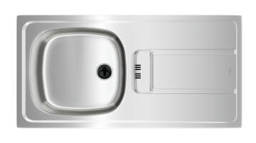 TEKA GRAVITY 45 E-XN 1B 1D SAĞ DEKORLU EVİYE