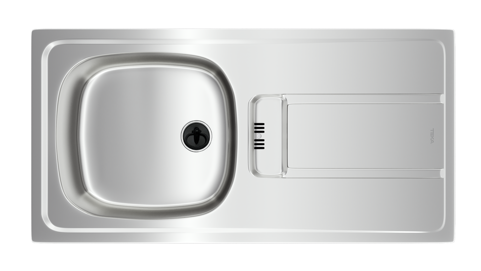 TEKA GRAVITY 45 E-XN 1B 1D SOL DEKORLU EVİYE