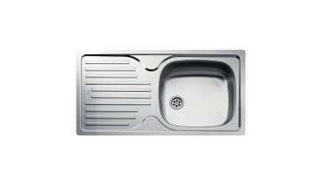 TEKA INFANT 45 PASLANMAZ ÇELİK EVİYE DEKORLU SOL