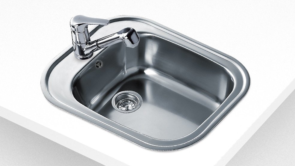 TEKA STYLO 1B TEZGAHALTI PASLANMAZ ÇELİK EVİYE