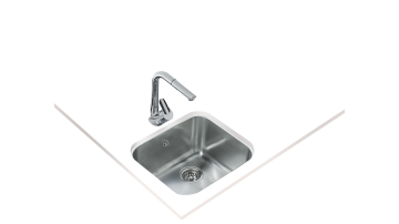 TEKA BE 45.40 MERMERALTI PASLANMAZ ÇELİK EVİYE BİR GÖZ