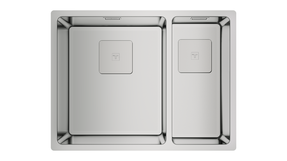 TEKA FLEXLINEA RS15 2B 580 ÇİFT HAZNELİ TEZGAHÜSTÜ/TEZGAHASIFIR (FLUSH) TEZGAHALTI PASLANMAZ ÇELİK EVİYE