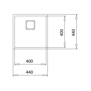 TEKA FLEXLINEA RS15 2B 40.40 TEK HAZNELİ TEZGAHÜSTÜ/TEZGAHASIFIR (FLUSH) TEZGAHALTI PASLANMAZ ÇELİK EVİYE
