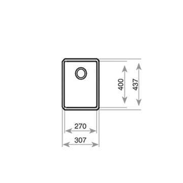 TEKA LİNEA RS15 27.40 OLUN TEK HAZNELİ UNDERMOUNT PASLANMAZ ÇELİK EVYE