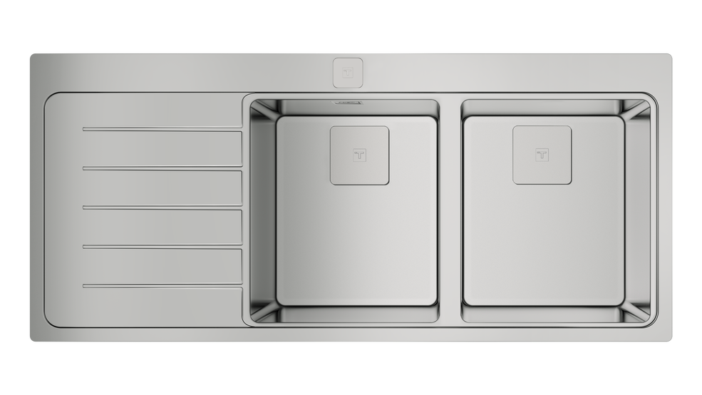 TEKA ZENIT RS15 2B 1D AUTO ANKASTRE PURELİNE  SOL DAMLALIKLI PASLANMAZ ÇELİK EVYE