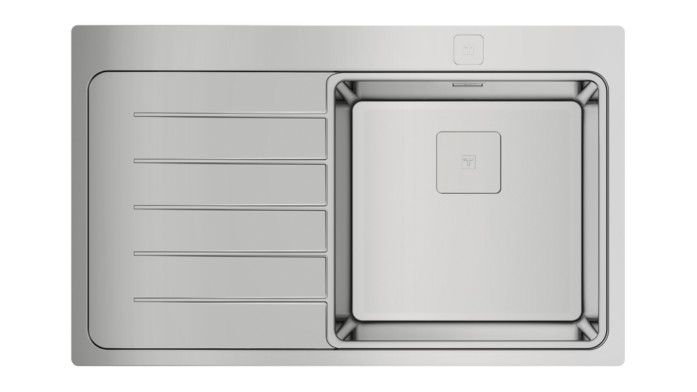 TEKA ZENIT RS15 1B 1D L 86 AUTO ANKASTRE PASLANMAZ ÇELİK EVYE BİR KASE VE BİR SÜZGEÇ (SOL)